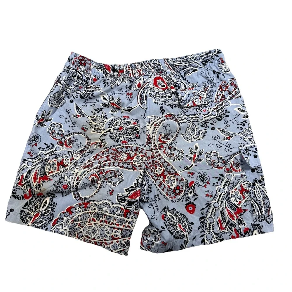 Brooks Brothers 346 Swim Trunks Lined Shorts Men's‎ Size M floral Blue